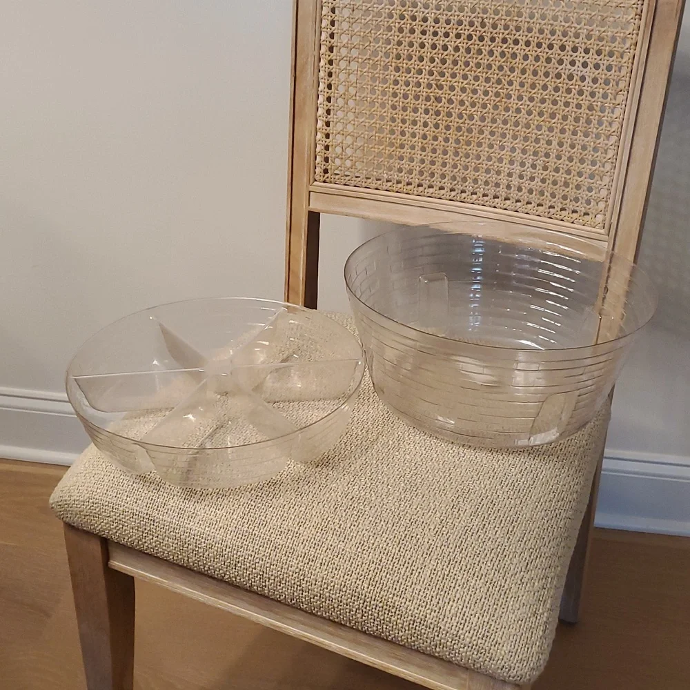 Longaberger 1999 Holiday Hostess Pinecone Basket with Divided Protector Set
